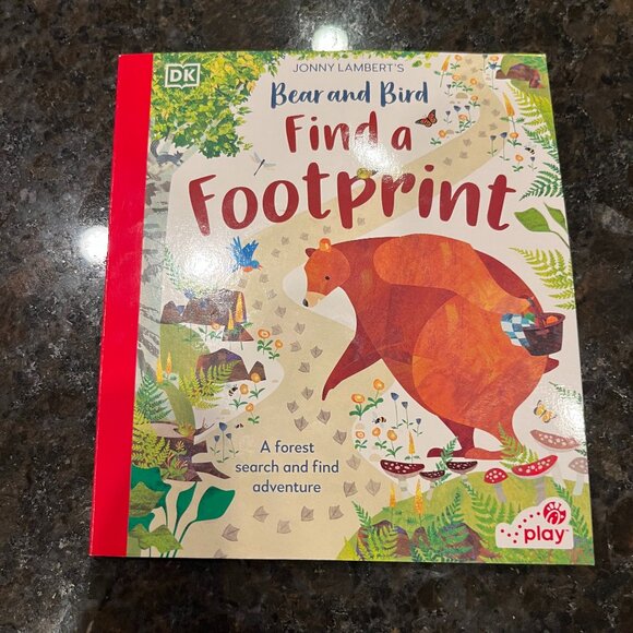 Chick Fil A Kids Bear & Bird Find a Footprint Book - Picture 1 of 3